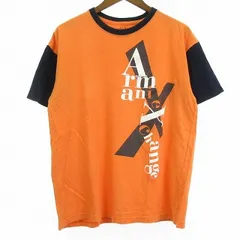 アルマーニエクスチェンジ A/X ARMANI EXCHANGE Tシャツ カットソー 半袖 オレンジ M