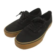バンズ VANS AUTHENTIC オーセンティック スニーカー VN000EGA014 ローカット 26cm 黒 ブラック