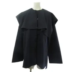 スタイルミキサー タグ付き ビッグカラーシャツ シャツ ブラウス 長袖 ネイビー 紺 F