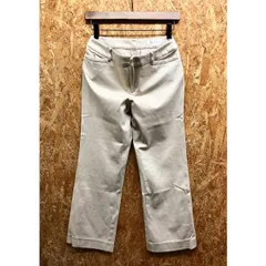【中古】[印象AB] MK MICHEL KLEIN エムケー ミッシェルクラン レディース 38 杢ベージュ系 ブーツカット フレアパンツ ストレッチ 無地 フロントホックのサムネイル