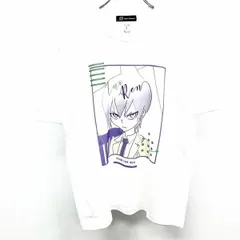 【新品】[印象N] arma bianca アルマビアンカ Tシャツ メンズ L 白 綿100% SHAMAN KING TVアニメ シャーマンキング 道蓮 タオレン lette-graph 半袖のサムネイル