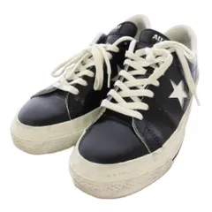 コンバース CONVERSE ワンスター J スニーカー シューズ レザー 6 黒 /BM