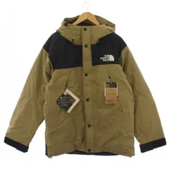 ザノースフェイス THE NORTH FACE MOUNTAIN DOWN Jacket ゴアテックス GORE-TEX ダウンジャケット ジップアップ フード ナイロン XL ベージュ ND92549 /BM