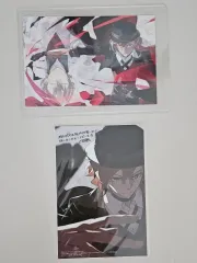 文豪ストレイドッグス 紙類グッズ 特典 原画 日本願書 デッドApple 中原 中也 太宰 治