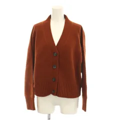 マカフィー MACPHEE トゥモローランド カーディガン ニット S 茶 ブラウン Vネック /LP