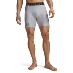 アンダーアーマー メンズ ボトムス ハーフパンツ・ショーツ ショートパンツ Under Armour Mens HeatGear Compression 6 Shorts Mod GrayBlack ブラック