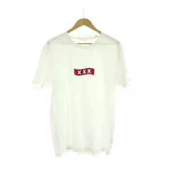 GOD SELECTION XXX ゴッド セレクショントリプルエックス Tシャツ XL 白 半袖 ラウンドネック ロゴプリント /JP