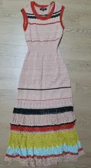 EGOIST カラーブロッキング ニットワンピース 55サイズ