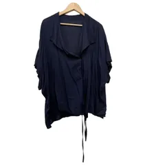 Y's(ワイズ) カーディガン サイズ2 M レディース美品  ダークネイビー 変形デザイン/半袖