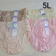 (J456)【5L8枚】下着 レディース ショーツ 4XL まとめ売り