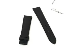 ■新品同様■ Cartier カルティエ KD8TA382 レザー ウォッチ用ベルト 腕時計用ベルト ブラック系 FS2638のサムネイル