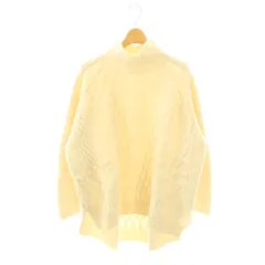 マカフィー MACPHEE トゥモローランド ニット セーター ハイネック プルオーバー ケーブル編み 長袖 S アイボリー /CX ■OS