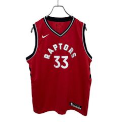 1443☆ナイキ☆NBAラプターズ☆タンクトップ☆チームロゴプリント