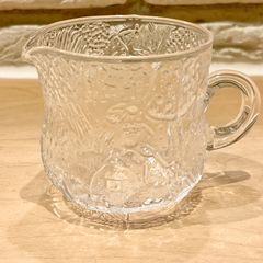 北欧ヴィンテージ Holmegaard Water Lily 花型ガラスキャンドル