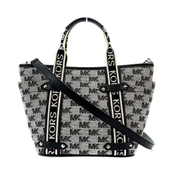 マイケルコース MICHAEL KORS MAEVE トートバッグ ショルダーバッグ グレー 黒 ブラック /AK29