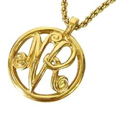 ニナリッチ NINA RICCI ネックレス ペンダント ストーン ロゴ シルバーカラー アクセサリー