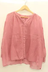 【中古】 COLLAGE GALLARDAGALANTE レディースブラウス F ラミー2wayブラウス COLLAGE GALLARDAGALANTE F ピンク 桃 リネン