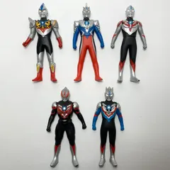 【まとめ売り】 ウルトラマンオーブ トリニティ オリジン エメリウムスラッガー サンダーブレスター ハリケーンスラッシュ ソフビ 5点セット