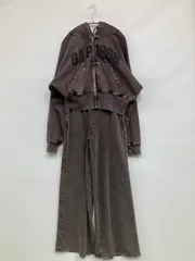 GAP ギャップ セットアップ トップス：S　ボトムス：XS ブラウン コットン 裏起毛 無地 ブランドロゴ