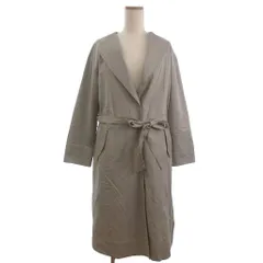 グリーンレーベルリラクシング ユナイテッドアローズ green label relaxing 2WAY ライナー ノーカラー ラップコート ベージュ 38 ■TC