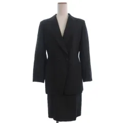 トラサルディ TRUSSARDI スカートスーツ ビジネス ダークグレー 42 40