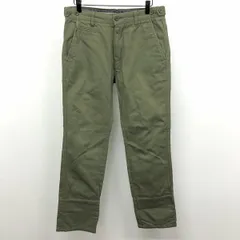 【中古】[印象B] RAGEBLUE レイジブルー チノパンツ メンズ S グリーンカーキ 綿100% ジップフライ ウエストのサイドにアジャスターベルト 若干テーパードのサムネイル