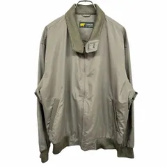 【中古】[印象AB] Golden Bear ゴールデンベア ブルゾン / ジャケット メンズ M グリーンカーキ 緑系 ポリ100% 内ポケット×１ 薄手 総裏地 無地 フルジップ 長袖のサムネイル
