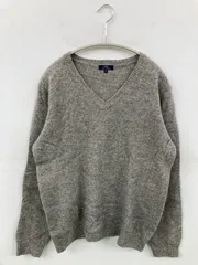 URBAN RESEARCH アーバンリサーチ ニット/セーター 38 グレー ウール・ニット 無地 長袖 Vネック