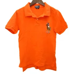 ポロ バイ ラルフローレン Polo by Ralph Lauren ポロシャツ 半袖 ビッグポニー S オレンジ 男の子 ☆AA★