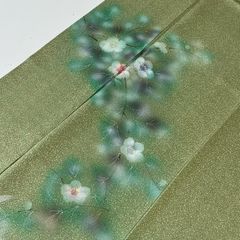 D623 訪問着　さが美　螺鈿細工　正絹　着物　袷　しつけ糸付き未使用極美品 D623 訪問着 さが美 螺鈿細工 正絹 着物 袷 しつけ糸付き未使用極美品