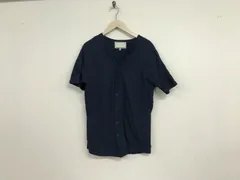 スティルグッドSTILLGOODアメリカンラグシーコットンVネックカーディガン半袖Tシャツメンズサーフアメカジミリタリーストリートスケーターワークビジネススーツモードゴルフ紺ネイビーMブルガリア製