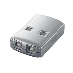 【中古-非常に良い】 エレコム USB切替器 手動 2.0対応 2台 ロック機能付 USS2-W2