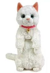 [중고] 봉제 장난감 흰 고양이 봉제 장난감 (S) [열렬!! 냥코 가게]