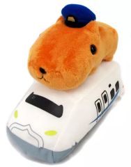 [중고] 봉제인형 카피바라 씨(N700계 신칸센) 콜라보레이션 봉제인형 [N700계 신칸센×카피바라씨] 도쿄역 이벤트 한정