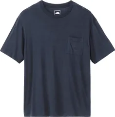 ザ・ノース・フェイス THE NORTH FACE アウトドア ショートスリーブスモールロゴポケットティー メンズ 半袖Tシャツ ハーフスリーブ トップス ウェア サステナブル 左胸ポケット ランニング 生分解性 ドレープ感  NT32 UN アーバンネイビー