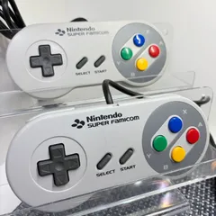 【フルメンテナンス】SFC スーパーファミコン コントローラー スーファミ 純正品 2個セット d