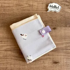 No.101 箱ティッシュをスマートに持ち歩き＊ポータブルティッシュケース✳︎シマエナガ