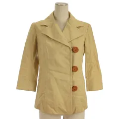 バーバリーブルーレーベル BURBERRY BLUE LABEL ジャケット コットン ベージュ 38