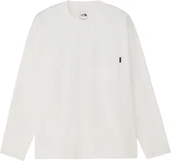 ザ・ノース・フェイス THE NORTH FACE アウトドア ロングスリーブエアリーポケットティー メンズ レディース 長袖 Tシャツ ロンT トップス 無地 シンプル 夏 普段着 お出かけ 胸ポケット付き  NT32630 W ホワイト