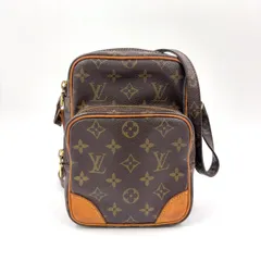 LOUIS VUITTON アマゾン モノグラム モノグラム レザー×PVC ブラウン ショルダーバッグ ゴールド M45236
