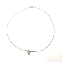 TIFFANY & Co. ラビングハート SV925 シルバー ネックレス