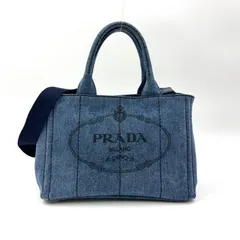 プラダ PRADA カナパ ショルダー Mサイズ デニム PRADA（プラダ） バッグ トートバッグ カナパ M ミディアムサイズ