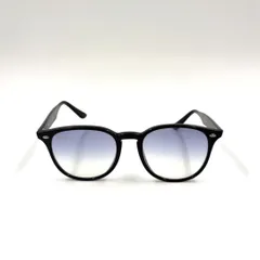 Ray-Ban ライトブルーレンズ  プラスチック ブラック×ライトブルー サングラス シルバー RB4259F 601/19