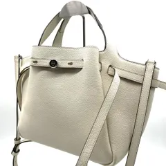 トリーバーチ TORY BURCH ロミー レザー ハンドバッグ ショルダーバッグ 2WAY 本革 シボ革 アイボリー ベージュ ゴールド金具 大容量 通勤 通学 肩掛け 斜め掛け 上品 高級感 レディース 人気モデル  エレガント デイリー ビジネス