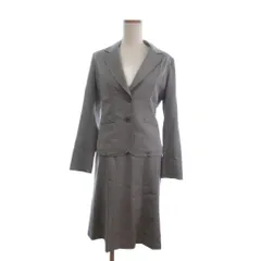 アリスバーリー Aylesbury スーツ セットアップ テーラードジャケット シングル スカート ひざ丈 グレー 11 9
