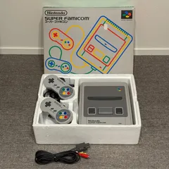 4-048【箱ピシ】スーパーファミコン 本体セット 任天堂 SHVC-001 箱付き