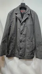 日本製の TAKEO KIKUCHI 濃いグレー 季節の変わり目 メンズ カジュアルジャケット L