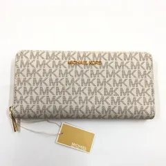 【中古美品】Michael Kors マイケルコース JET SET TRAVEL 35F8GTVE9B ジェット セット トラベル ラウンドファスナー 長財布 財布【181-260404-hn-04-fur】