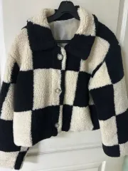 チェック おまけ付き(※メルカリshop取引では対象外) ボア ファー ショート ジャケット (着用画像 8万円台)