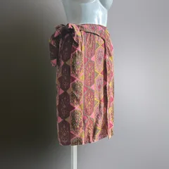 USA 90s ラップスカート ヴィンテージ アメリカ 柄 バティック H965